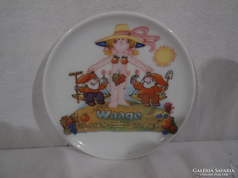 Plate - nszk - charming - diameter 9 cm - flawless