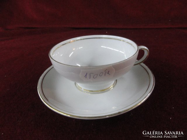 Unger § schide German porcelain, coffee cup + placemat, antique, between 1906 and 1936. He has!