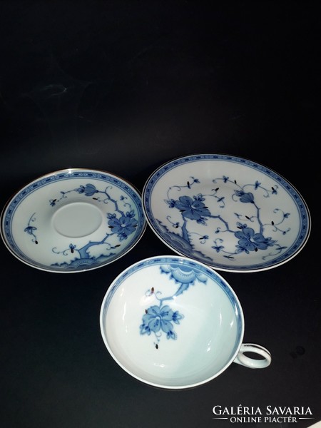 Wallendorf porcelain breakfast tea set of 3 marked