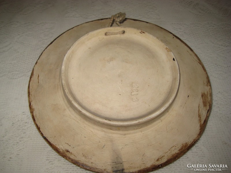Kerámia fali tányér  18 cm  , sorszámozott  , valószínű , Johan Maresch