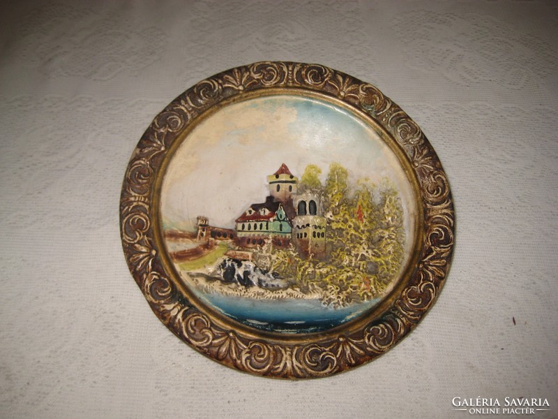 Kerámia fali tányér  18 cm  , sorszámozott  , valószínű , Johan Maresch