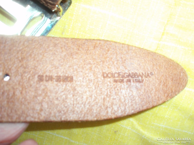 Dolce gabbana women's leather belt
