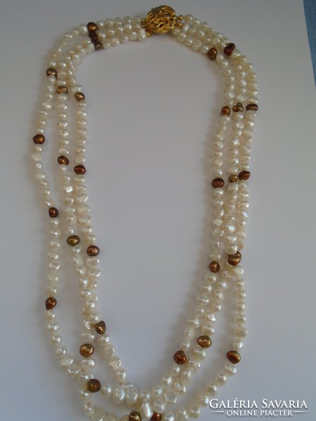 Genuine pearl necklace from Thailand 343.5 ct, the product has a lifetime guarantee...