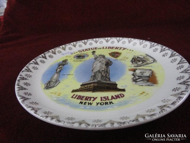 Statue of liberty Gift Center ajándék tányét NEW York-ból. Vanneki!