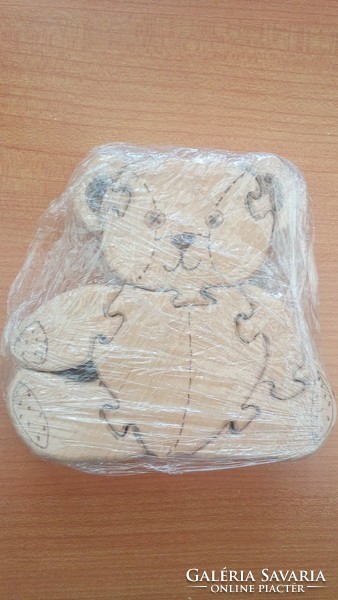 Teddy bear spatial puzzle, puzzle, wood, crafts