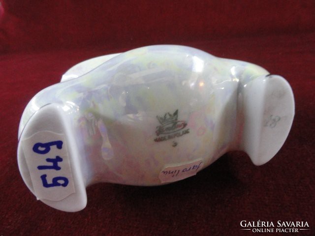 Jarolina lengyel eozinmázas porcelán szivartartó. Magassága 8 cm. Vanneki!