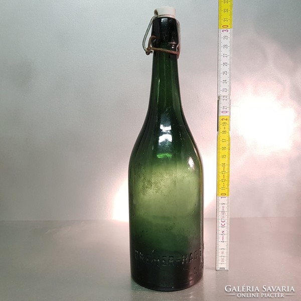 "Dreher-Haggenmacher-Részvény Serfőzdék" csatos sörösüveg (778)