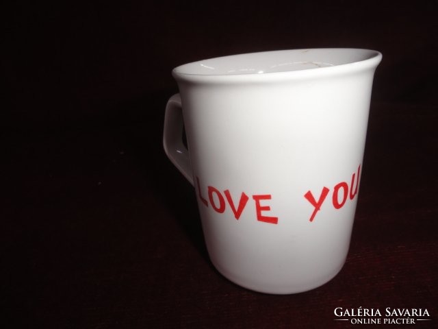 Apulum porcelain mug with the inscription 