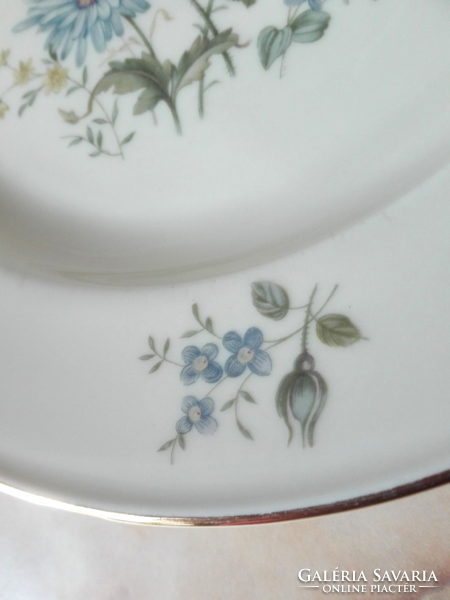 Antique decorative bowl, flat plate, 24.5 cm in diameter