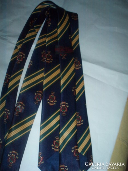 Vintage MERCEDES férfi selyem nyakkendő