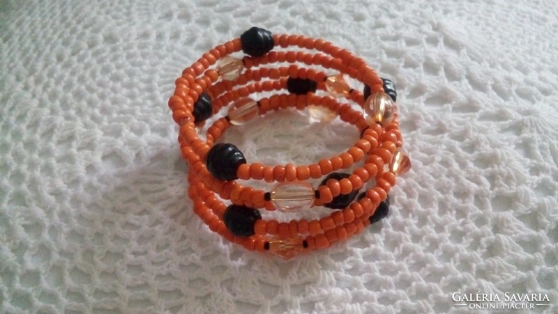 Orange-black-red bracelet package