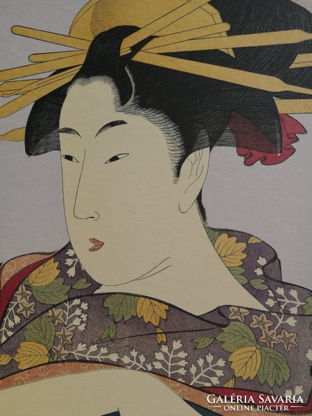 Japanese geisha, art print
