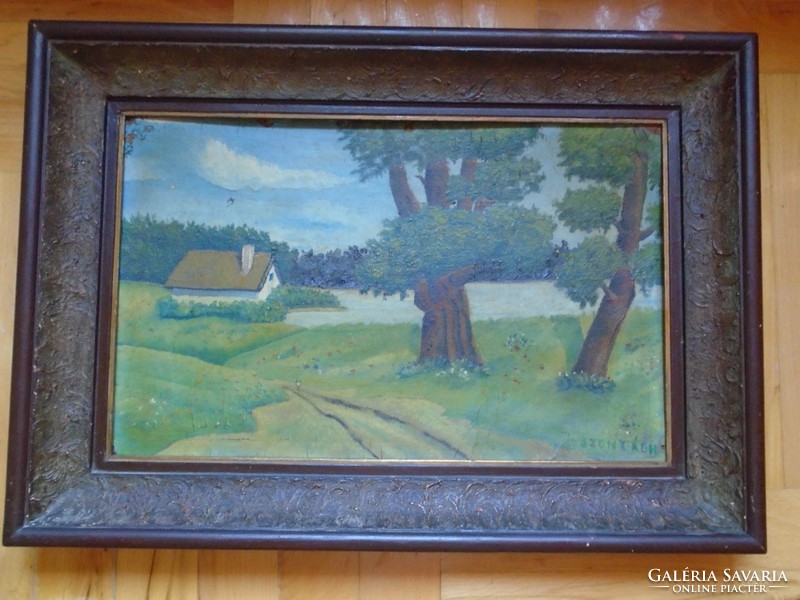 Szontágh Tibor (1873-1930) szignózott festmény