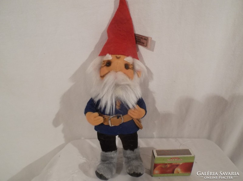 Dwarf - gnome - 24 x 8 cm - exclusive - plush - Dutch - textile - brand new