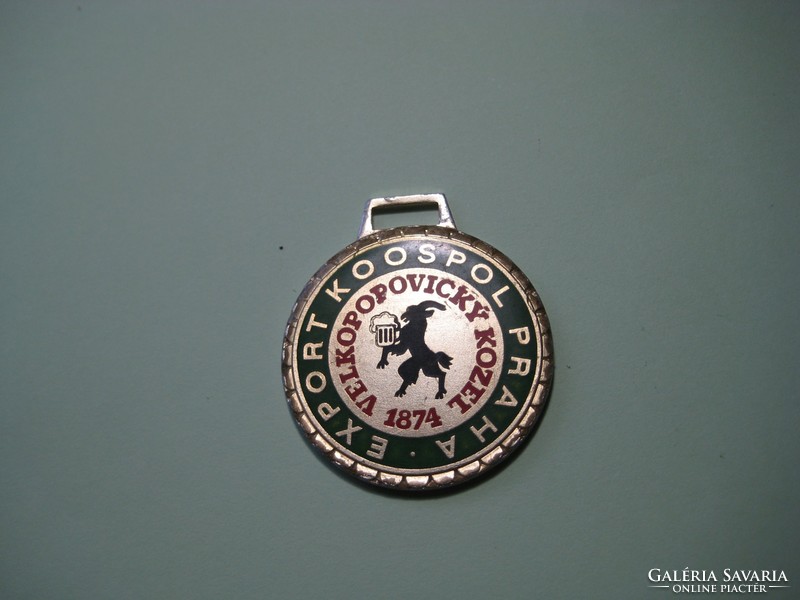 Czech kozel beer badge 23 mm