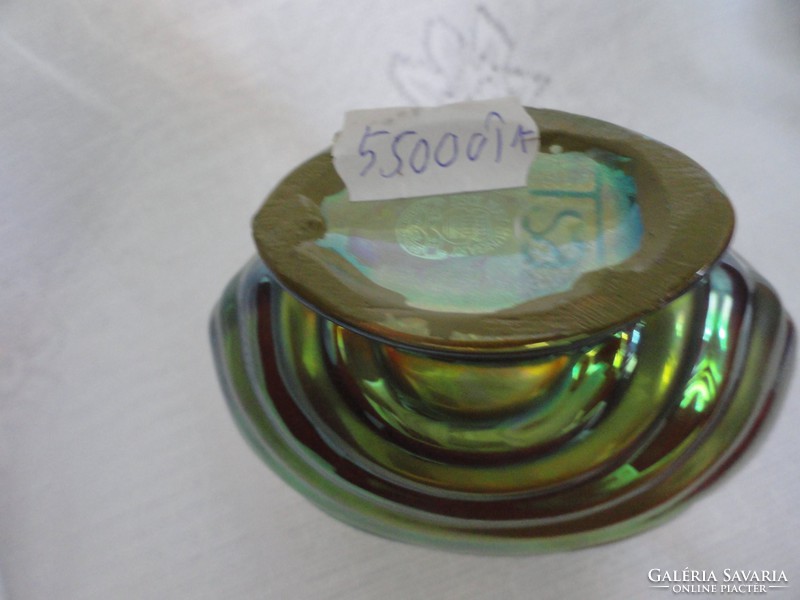 Zsolnay eozin mázas váza. Jelzése: TSA, mérete: 12 x 11,5 cm. Szállítás díjtalan. Vanneki!