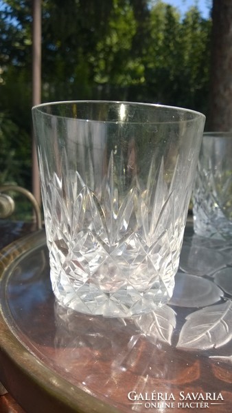Whiskey mineral water crystal glass set for 5 pieces too!