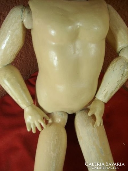 Nagy méretű Antik Porcelán fejű baba Armand Marseille