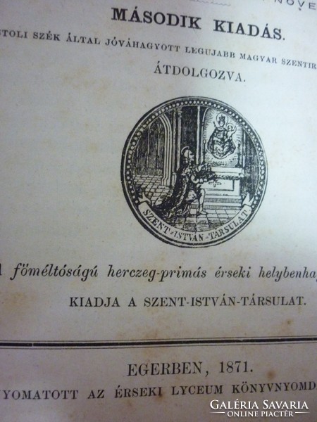 Goffine Lénart - Katolikus oktató és épületes könyve 1871.