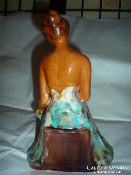 Art deco ceramic female figure
