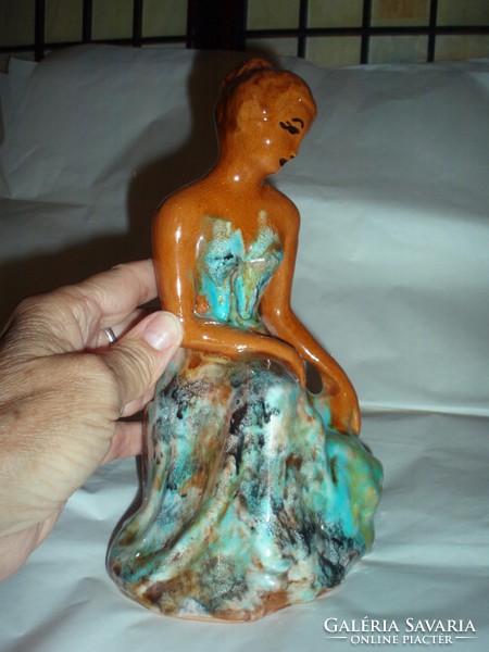 Art deco ceramic female figure