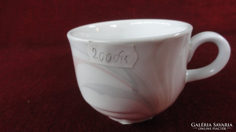 LILIEN porcelán Ausztria, kávéscsésze, halvány virágmintával. Típusszám: 18. Vanneki!