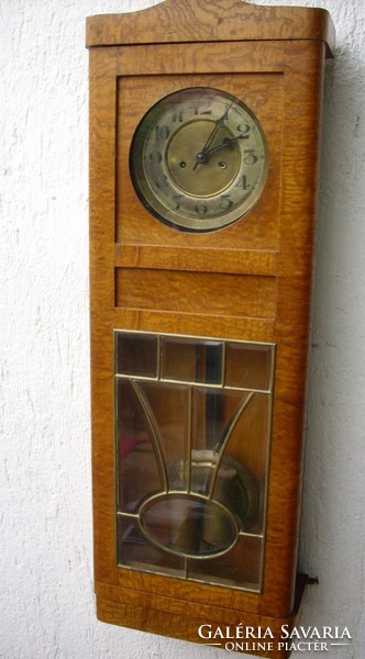 Wall clock 2weights Art Nouveau