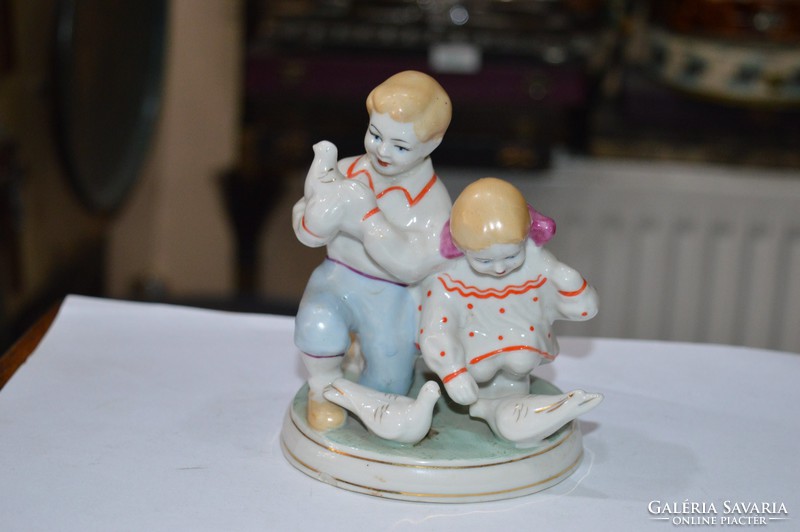 Old Russian porcelain figure