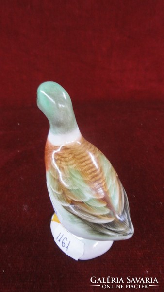 Bodrogkeresztúr porcelain duck, hand-painted, beautiful colors. He has! Jokai.