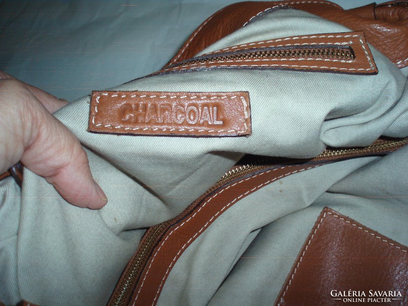 Vintage  CHARCOAL bőr kézitáska