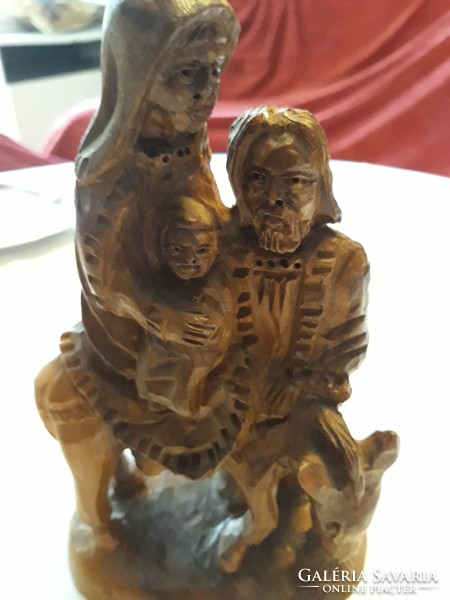 Antique wooden carved holy statue for sale