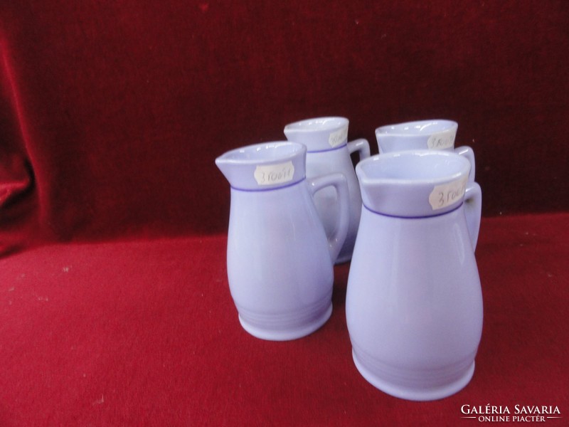 Lilien porcelain Austria dolphin blue wine jug, quarter liter. He has!