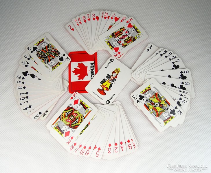0S500 CANADA póker mini kártya pakli dobozában