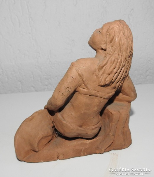 Meztelen nő - kerámia  akt szobor