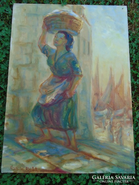 A picture of a painter unknown to me for sale is a very good quality painting