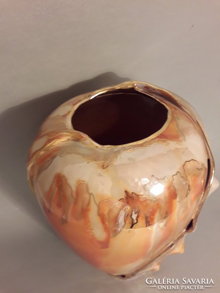 Magnificent Segesdi wine ceramic vase 22 cm