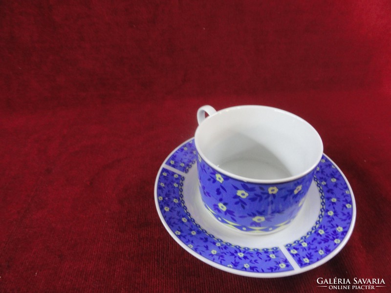 Blue lion, blue saray oriental porcelain teacup + placemat. He has!