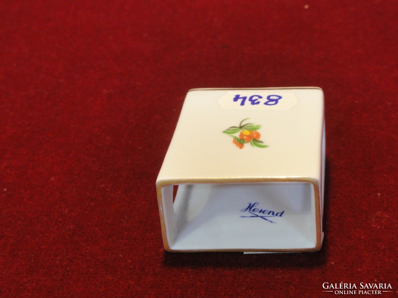 Herend porcelain match holder, antique, with a wonderful pattern. He has!
