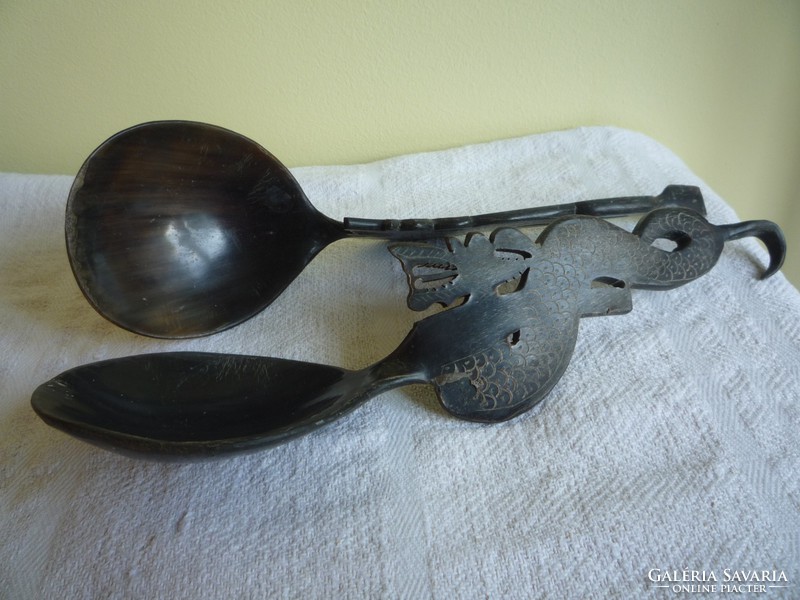 Carved spoon.