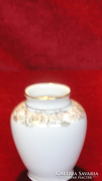 Plankenhammer német porcelán, Floss Bavaria váza. Eredeti aranyozással. Vanneki!