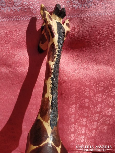 Wooden carved giraffe