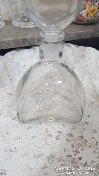 Crystal bottle - marked