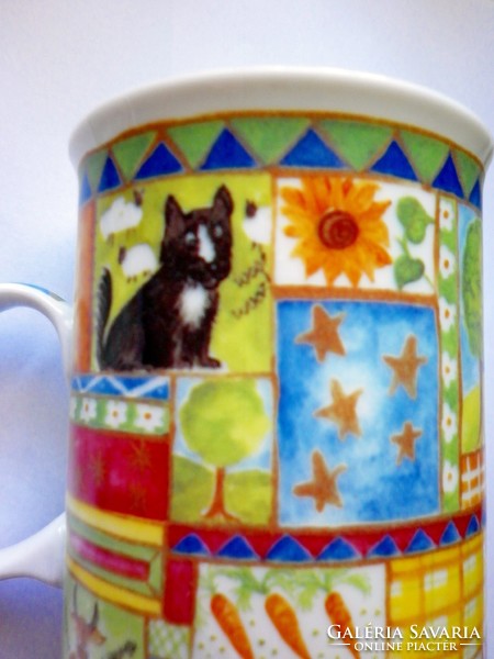 English, kitty porcelain tea cup, mug
