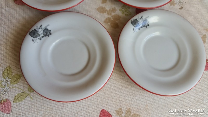 6 db Alba Iulia / Julia porcelán kis lapos tányér virág mintával  eladó