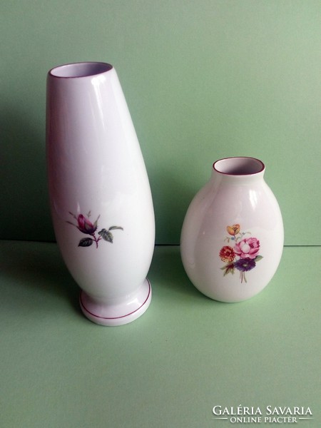 Pair of retro aquincumi floral vases