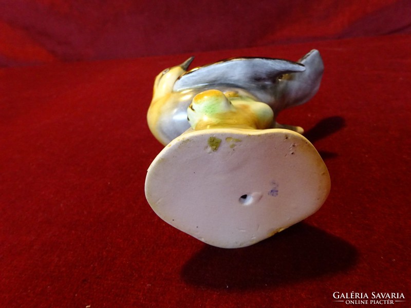 Bodrogkeresztúri porcelán madár, mérete 11,5 x 11 cm. Vanneki! Jókai.