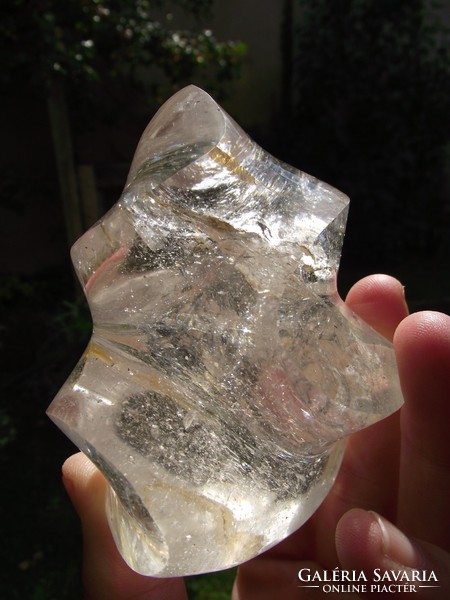Hegyikristály különleges csiszolás, ásvány,