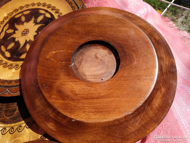 5 Pcs. Copper fiber wooden bowl, a bowl within a bowl!