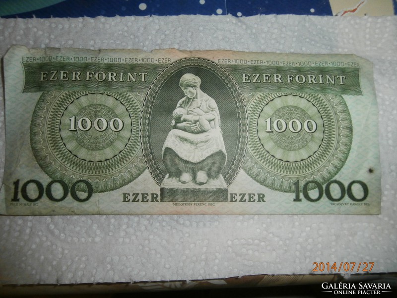 1000 forint 1996 évi. E