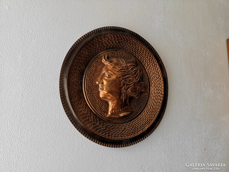 Copper wall decorative plate 36 cm